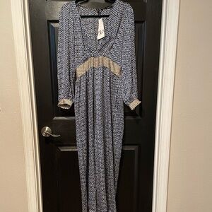 Zara geometric print jumpsuit